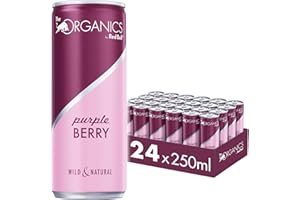 ‎RED BULL ORGANICS Purple Berry by Red Bull, 24 x 250ml, Dosen Bio Getränke 24er Palette, OHNE PFAND