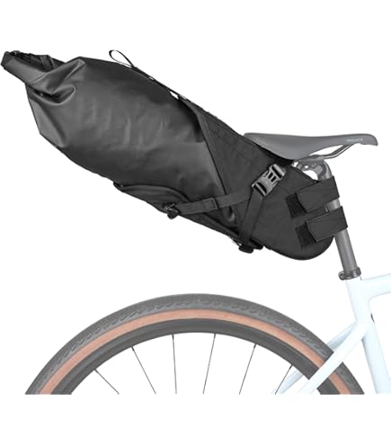Motorradtasche 20 L Rhinowalk, schwarz, wasserdicht, mit den Tragegü