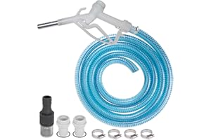 AMUR AdBlue - Set di accessori per pompa, ugello, tubo del diesel, tubo dell'acqua, set di aspirazione e pressione per pompa diesel, carburante, acqua, con accessori di collegamento