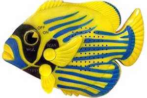 ULTIMATESALESTORE Angel Fish Shaped Steepletone Compact Shower Radio Fish Shape Yellow Colour.