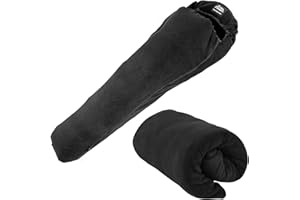 Andes Micro Fleece Mummy Sleeping Bag Liner Inner Camping Sheet