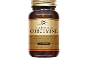 Solgar Full Spectrum Curcumine - Antioxydants - Santé des os - Articulations - Complément Alimentaire - Flacon de 30 capsules