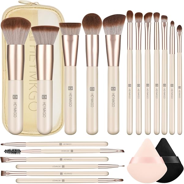 Nestling 18-teiliges Make-up-Pinsel-Set – Foundation, Lidschatten, Blush In Premium-Qualität