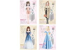 TISSAC Magnetic Princess Dress Up Paper Doll - Magnetic Dress Up Baby, Magnetic Paper Dolls Magnetic Dress Up Dolls for Girls, D-ollhouse Magnet People Clothes Puzzles, Pretend and Travel Playset Toy