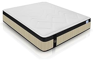 W WIN REST Materac wiskozowy Żel o średniej twardości, Cesar, Pianka wiskoelastyczna, 135x190 cm