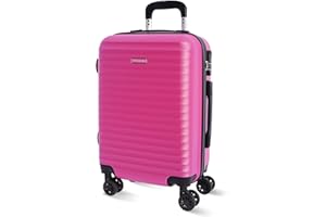 DON ALGODON - Trolley bagaglio a mano 55x40x20 (Espandibile) – 33L - Valigia Bagaglio a mano Ryanair – Valigia Media Rigida – Trolley Cabina Piccolo - Iris