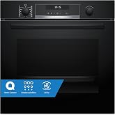 Bosch, Multifunction Oven, Series 6, Pyrolysis, AirFry, Black, HBG578EB7 | Cook healthier fries and forget about cleaning the