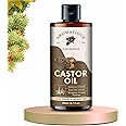 Aromatique Cold Pressed Castor Oil - Castor Oil for Hair Growth - Helps Reduce Hair Breakage - Moisturizes Skin & Reduces Wrinkles - Castor Oil for Skin (200 ml)