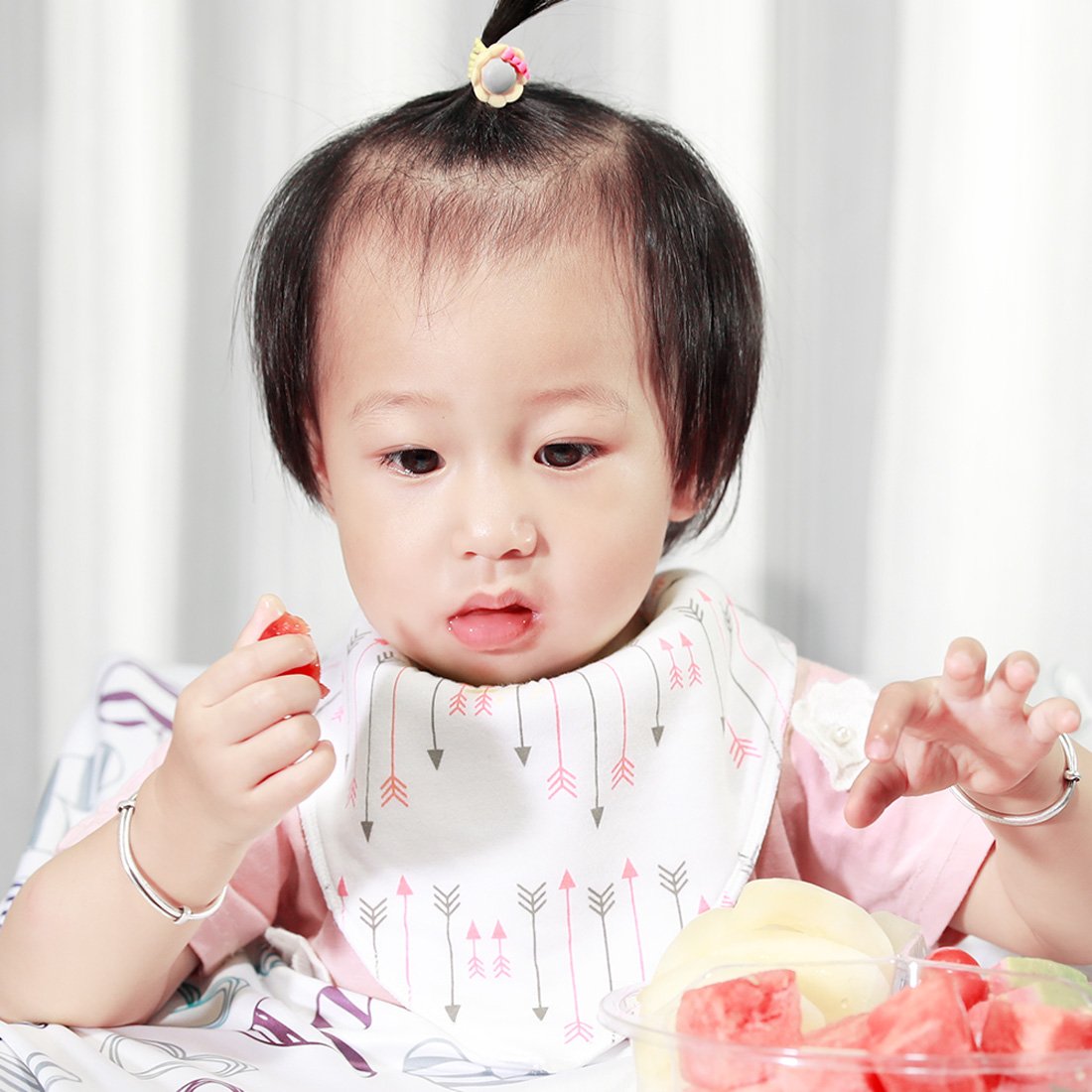 Baby Bandana Dribble Bibs 8 Pack Drool Bibs for Drooling and Teething