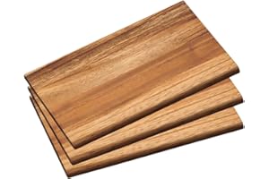 KESPER - 3er Set Frühstücksbrettchen | aus nachhaltigen Akazienholz | Brotzeitbrett | pflegeleicht | robust | 23 x 15 cm