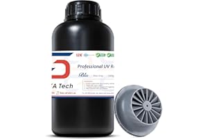 Siraya Tech Blu Tough Résine 3D avec Haute Résistance et Précision - Facile à Imprimer, Solide et Haute Résolution, Polyvalente et Conviviale pour Imprimante 3D LCD/DLP (Gris Facile, 1kg)