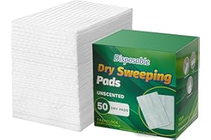 SUZZYVINE Flash Speedmop Dry Pad Refills,Flash Dust Magnet,Dry Floor Wipes Dust Magnet,Flash Dry Pads,Flash Dust Magnet Refill for Floor,50 Count