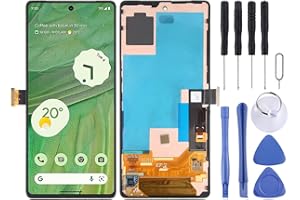 Wigento Für Google Pixel 6 Pro Display Full OLED LCD mit Rahmen Einheit Touch Ersatzteil Reparatur Schwarz