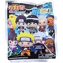 Set Portafoglio E Portachiavi Naruto - 6 Portachiavi In Gomma, Gadget Ufficiali Per Fan E Collezionisti - Foto 8