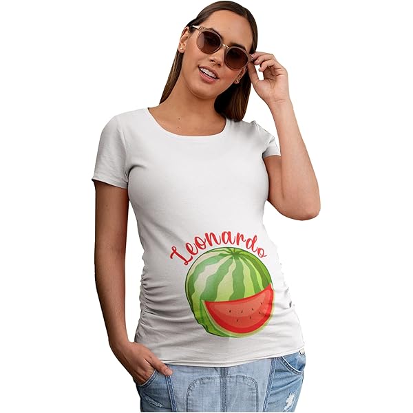 Idea Regalo Neonato Maglietta Premaman Personalizzata Cotone 100