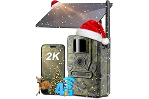 Xega 4G LTE Fototrappola con SIM,2K Solare Fototrappola Notturna da Caccia con Batteria,Telecamere da Esterno Senza Fili con Infrarossi Invisibili,Allarme Istantaneo,Rilevamento PIR, GPS (Senza WiFi)