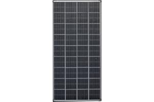 enjoy solar PERC Mono 180W 12V Solarpanel Solarmodul Photovoltaikmodul, ideal für Wohnmobil, Gartenhäuse, Boot, schwarze Rahmen