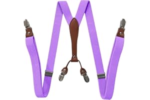 XUELUMEI Hosenträger Suspender Hosenträger Für Damen, 4 Clips, Y-Rücken, 2,5 cm Breit, Verstellbar, Elastisch, Jeans-Hosenträger, Damen-Hosenträger Für Hochzeitsfeier