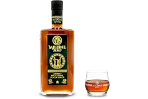 Amaro Milone Zero 70 cl – Amaro Analcolico Premium (0% Vol.) – Digestivo Naturale con Genziana e Agrumi – Ideale Dopo Pasto, 100% Made in Italy