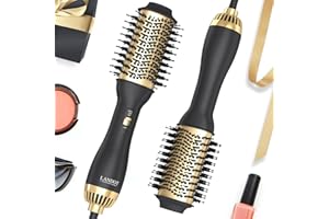 ‎LANDOT LANDOT Profi-Styling für Zuhause: Warmluftbürste & Rundbürstenföhn für salon-schönes Haar | Volumen & Glanz in Minuten mit dieser Stylingbürste | Die Föhnbürste, die Verfilzen verhindert