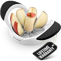 SCHVUBENR Apfelschneider Mit 8 Klingen - Edelstahl Apfelentkerner Für Perfekte Scheiben