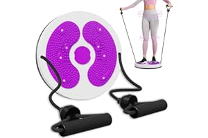 MLLOPO Waist Twisting Disc, Waist Whisper Exercise, Body Shaping Waist Trainer Twisting Disc With Handles, Fitness Turntable for Home Workout/Cardio Exercise/Body Shaping