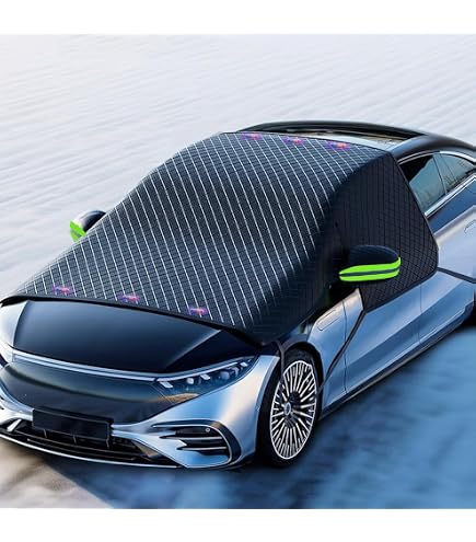 Housse Hivernale Voiture Aimants Couverture Pare-Brise Voiture Couverture Magnétique Izoel Couverture Pare Brise Voiture