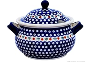 Original Bunzlauer Keramik Suppenterrine 4.5 Liter im Dekor 41