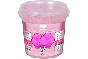 TIRAS Vanilla Pink Candy Floss - Cotton Candy 50g