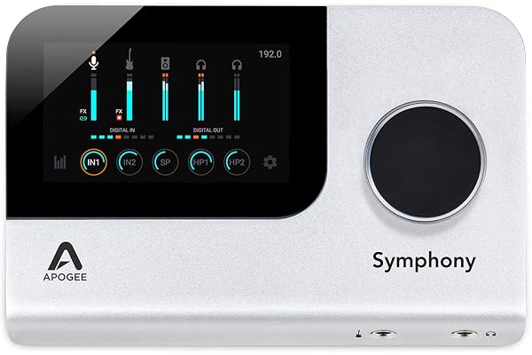 Apogee - SYMPHONY DESKTOP - Interface audio USB 10 entrées / 14 Sorties avec effets et simulation de préamplis via DSP intégré - 24bits/192 kHz