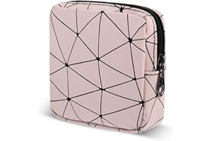 Ouligay Torba do przechowywania podpasek higienicznych przenośna torba na ręczniki sanitarne z zamkiem błyskawicznym torba do przechowywania podpasek higienicznych torebka okresowa kobieca menstruacja