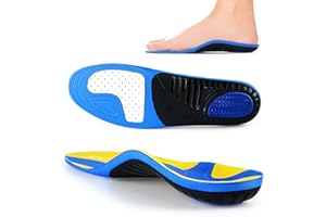 DACAT Solette ortopediche piede piatto per Fasciite plantare Solette Scarpe per piedi piatti, dolore ai piedi, solette ortopediche per alleviare la fascite plantare per uomini e donne XL (47-49)