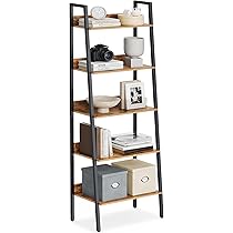 Mensola A Gradini, Libreria A 5 Piani Per Home Office Ripiani Autoportanti