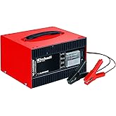 Einhell Ak&uuml; Şarj Cihazı CC-BC 10 E (12 V, 5-200 Ah ak&uuml;ler i&ccedil;in, şarj elektroniği, &ccedil;elik kasa, kablo ve kelep&ccedil;e dahil) - 10508