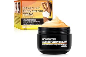 NUEDSFXO Tanning Accelerator - Long Lasting Sunbed Cream, Effective in Sun-Beds & Outdoor Sun, Achieve Natural Tan with Natural Ingredients
