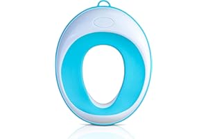 DR. WELLTHY Lama Sam & Friends – Pot Siège d'apprentissage pour les enfants - siège de toilette pour garçons et filles - surface antidérapante sûre (Aqua)