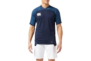 Canterbury Men's Vapodri Evader Hooped Rugby Jersey | Vapodri Technology | Pro Athletic Fit | Durable Technical Rugby Jersey