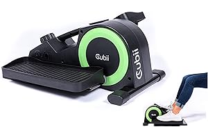 Cubii JR2 - Mini Elíptica – Pedales Estáticos de Escritorio con Pantalla LCD de Seguimiento y Resistencia Ajustable - Accesorio para Pedalear Sentado en Casa - Ejercitador de Piernas