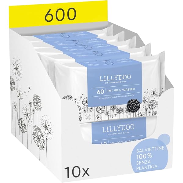 Pannolini A Mutandina LILLYDOO Green Taglia 6 (15+ Kg) - Ecologici, Senza Plastica, Confezione Da 95 Pezzi (5 X 19)