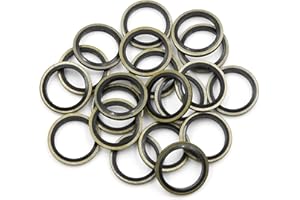 X AUTOHAUX sourcing map 20 stücke Motoröl Quetschscheiben Ablassschraube Dichtungen 16mm ID. 22 mm Außendurchmesser. für das Auto