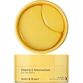 Patchs Yeux Anti-Cernes Korean Skincare: Masque Gel Sous les Yeux à la Vitamine C, Niacinamide, Acide Tranexamique, Caféine &