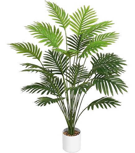 2 Plantes Artificielles En Pot - 37 Cm De Haut - Plastique Réaliste - Pour Déco Intérieur Maison, Bureau
