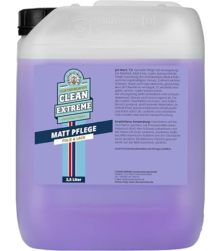 CLEANEXTREME Set Für Mattlack Felgen CLEANEXTREME Autowasch-Set Für Mattlack & Mattfolie – Inkl. Shampoo, Felgenreiniger, Detailer & Wascheimer Autowaschen Ohne Wasser