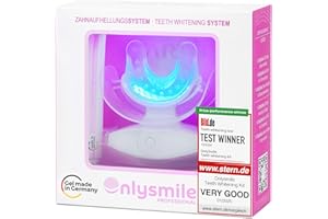Onlysmile Teeth Whitening Kit for White Teeth | All in One Cosmetic Tooth Bleaching Kit | Bleaching Set with Instant Effect | Teeth Cleaning | Ideal for Sensitive Teeth | Direct from The Manufacturer