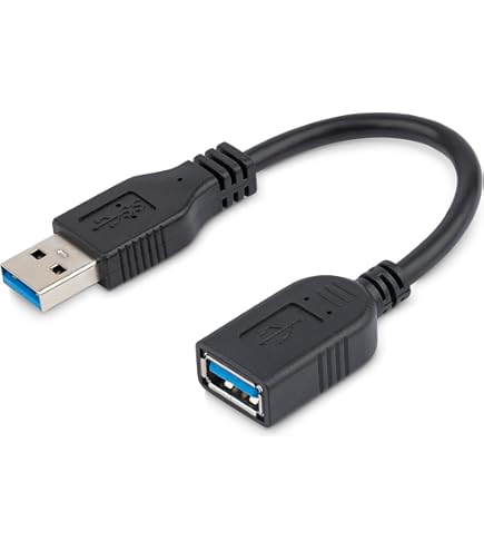 Usb Extender HATMINI 3 Pcs USB2.0 Data Switch Extension Cable 5V USB Male To Female Extender With Switch Support Data And Power Transfer Suitable For USB Fan, LED Strip, Desk Lamp, Driving