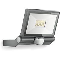 Steinel LED-Außenstrahler XLED ONE Sensor Anthrazit, 180°-Bewegungsmelder, 23,5 W, 2550 lm bei 3000K, für Zufahrt, Hof…