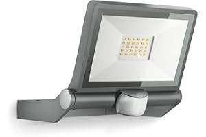 ‎STEINEL Steinel LED-Außenstrahler XLED ONE S anthrazit, 180°-Bewegungsmelder, 18,6 W, 2050 lm, 3000K, für Zufahrt, Hof und Garten, 065249, Aluminium