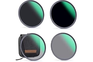 K&F CONCEPT ND Filterset 82mm Neutral Graufilter Set ND4+ND8+ND64+ND1000 ND Filter Kit