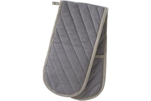 STOW GREEN Smithfield Grey Double Oven Glove