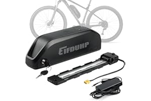 EIFDUHP 48V 52V Batteria Ebike 20Ah 25Ah, Batteria Litio Bici Elettrica Grande Capacità per 1500W-250W Motore Bicicletta, con Caricabatterie, Piastra Base 5 Pin e Cella Grado A (52V 20AH)